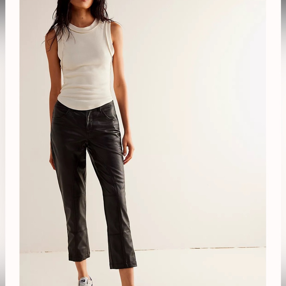 NWOT We The Free Rebel Vegan Leather Pants